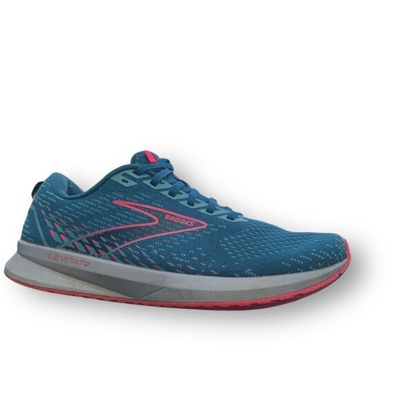 Brooks Women’s Levitate-5 Running Shoes Blue Pink Trainers Sneakers Size 9.5 - Picture 12 of 13